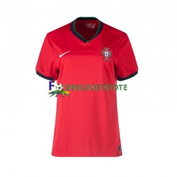 Portugal Trøje Hjemmebane Euro 2024 Kort ærmer ,Dame