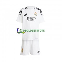 Real Madrid Trøje Hjemmebane 2024-2025 Kort ærmer ,Børn Fodboldsæt