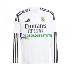 Real Madrid Trøje Hjemmebane 2024-2025 Lange ærmer ,Mænd