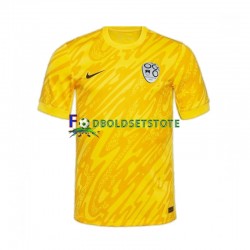 Slovenien Trøje Målmand Hjemmebane Euro 2024 Kort ærmer ,Mænd