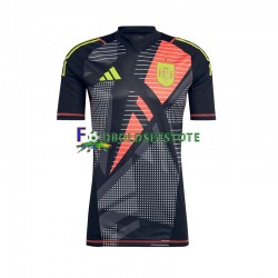 Spanien Trøje Målmand Hjemmebane Euro 2024 Kort ærmer ,Mænd