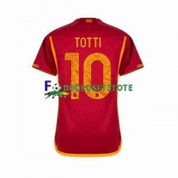 AS Roma Trøje Totti 10 Hjemmebane 2023-2024 Kort ærmer ,Mænd