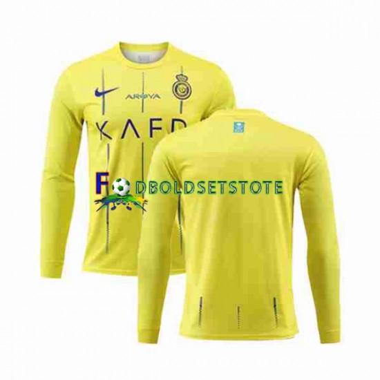 Al-Nassr Trøje Hjemmebane 2023-2024 Lange ærmer ,Mænd