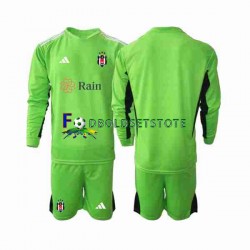 Besiktas Trøje Målmand Udebane 2023-2024 Lange ærmer ,Børn Fodboldsæt