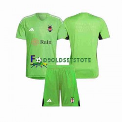 Besiktas Trøje Målmand Udebane 2023-2024 Kort ærmer ,Børn Fodboldsæt