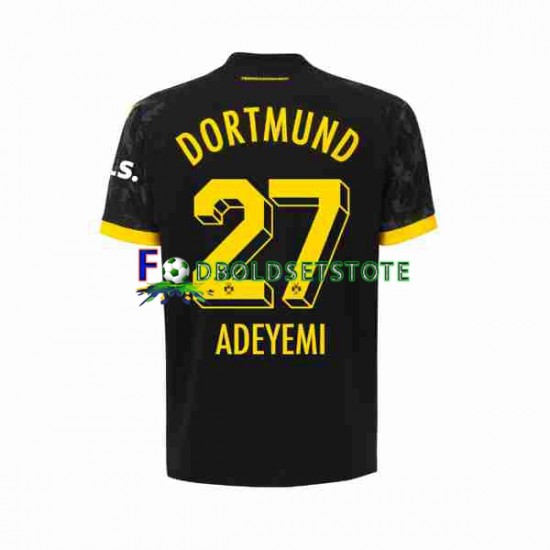 Borussia Dortmund Trøje Karim Adeyemi 27 Udebane 2023-2024 Kort ærmer ,Mænd Borussia Dortmund Trøje Karim Adeyemi 27 Udebane 2023-2024 Kort ærmer ,Mænd