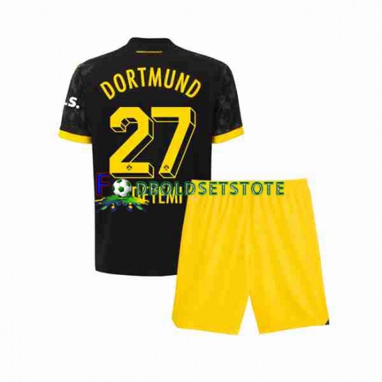Borussia Dortmund Trøje Karim Adeyemi 27 Udebane 2023-2024 Kort ærmer ,Børn Fodboldsæt Borussia Dortmund Trøje Karim Adeyemi 27 Udebane 2023-2024 Kort ærmer ,Børn Fodboldsæt