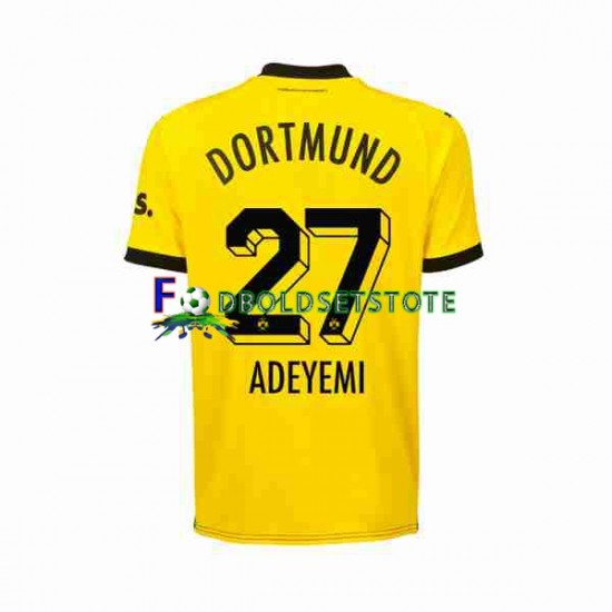 Borussia Dortmund Trøje Karim Adeyemi 27 Hjemmebane 2023-2024 Kort ærmer ,Mænd Borussia Dortmund Trøje Karim Adeyemi 27 Hjemmebane 2023-2024 Kort ærmer ,Mænd