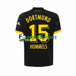 Borussia Dortmund Trøje Mats Hummels 15 Udebane 2023-2024 Kort ærmer ,Mænd