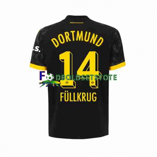 Borussia Dortmund Trøje Niclas Fullkrug 14 Udebane 2023-2024 Kort ærmer ,Mænd Borussia Dortmund Trøje Niclas Fullkrug 14 Udebane 2023-2024 Kort ærmer ,Mænd