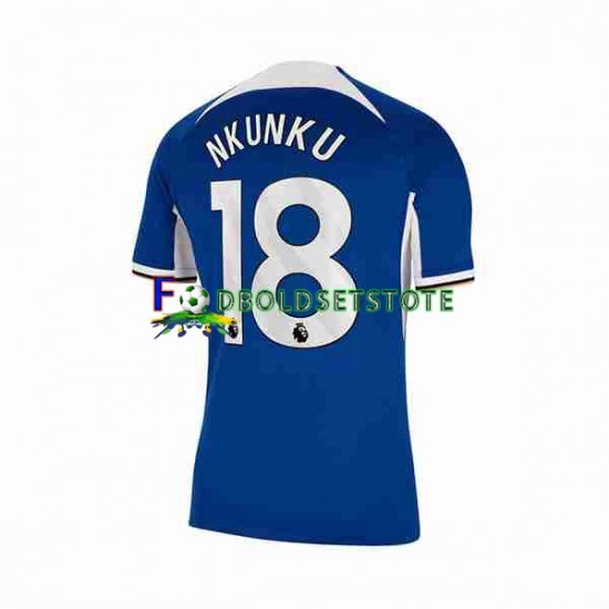 Chelsea Trøje Christopher Nkunku 18 Hjemmebane 2023-2024 Kort ærmer ,Mænd Chelsea Trøje Christopher Nkunku 18 Hjemmebane 2023-2024 Kort ærmer ,Mænd