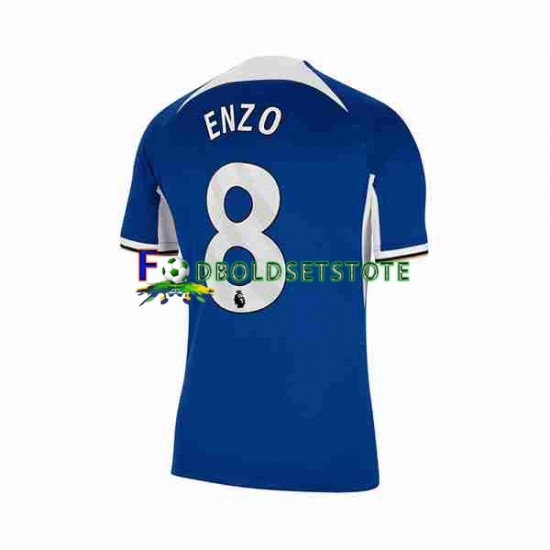 Chelsea Trøje Enzo Fernandez 8 Hjemmebane 2023-2024 Kort ærmer ,Mænd Chelsea Trøje Enzo Fernandez 8 Hjemmebane 2023-2024 Kort ærmer ,Mænd