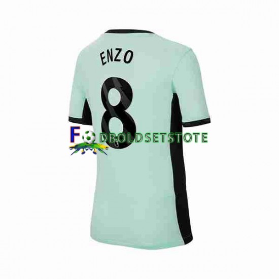 Chelsea Trøje Enzo Fernandez 8 3. Valg 2023-2024 Kort ærmer ,Mænd Chelsea Trøje Enzo Fernandez 8 3. Valg 2023-2024 Kort ærmer ,Mænd