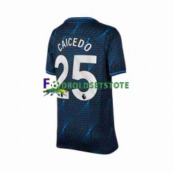 Chelsea Trøje Moises Caicedo 25 Udebane 2023-2024 Kort ærmer ,Mænd