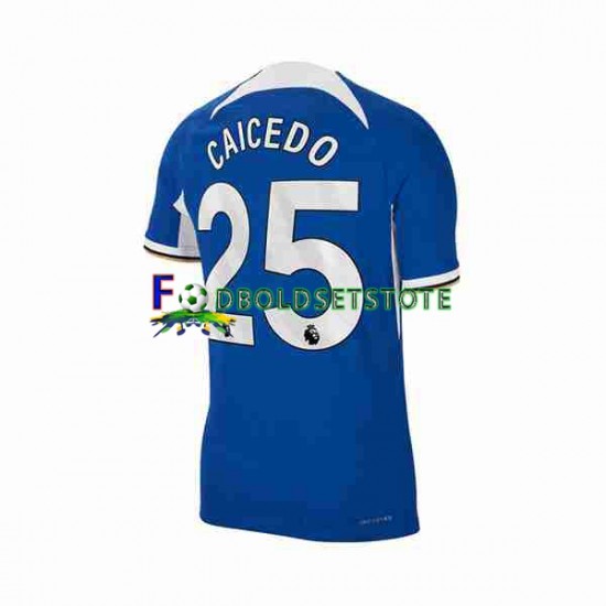 Chelsea Trøje Moises Caicedo 25 Hjemmebane 2023-2024 Kort ærmer ,Mænd Chelsea Trøje Moises Caicedo 25 Hjemmebane 2023-2024 Kort ærmer ,Mænd
