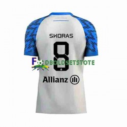 Club Brugge Trøje Michal Skoras 8 Udebane 2023-2024 Kort ærmer ,Mænd