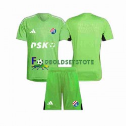 Dinamo Zagreb Trøje Målmand Hjemmebane 2023-2024 Kort ærmer ,Børn Fodboldsæt