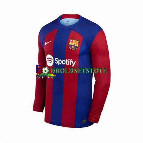 FC Barcelona Trøje Hjemmebane 2023-2024 Lange ærmer ,Mænd FC Barcelona Trøje Hjemmebane 2023-2024 Lange ærmer ,Mænd