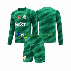 Galatasaray Trøje Målmand Hjemmebane 2023-2024 Lange ærmer ,Børn Fodboldsæt