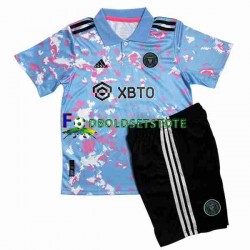 Trøje Inte Miami Lionel Messi 10 3. Valg 2023-2024 Kort ærmer ,Børn Fodboldsæt