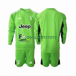 Juventus Trøje Målmand 3. Valg 2023-2024 Lange ærmer ,Børn Fodboldsæt