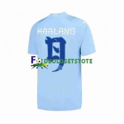 Manchester City Trøje Haaland 9 Special Printing Hjemmebane 2023-2024 Kort ærmer ,Mænd