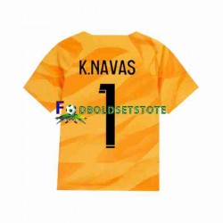 Paris Saint-Germain Trøje K.NAVAS 1 Målmand Udebane 2023-2024 Kort ærmer ,Mænd