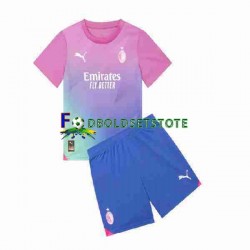 AC Milan Trøje 3. Valg 2023-2024 Kort ærmer ,Børn Fodboldsæt