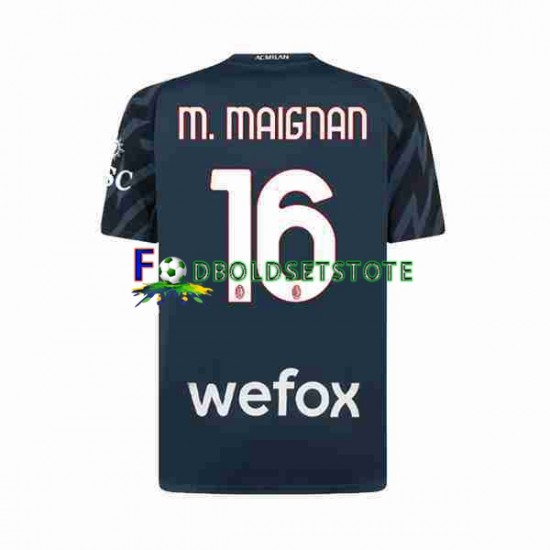AC Milan Trøje Mike Maignan 16 Målmand 3. Valg 2023-2024 Kort ærmer ,Mænd AC Milan Trøje Mike Maignan 16 Målmand 3. Valg 2023-2024 Kort ærmer ,Mænd