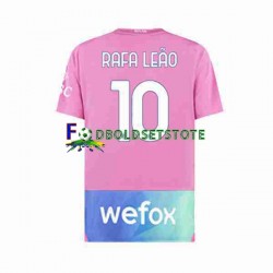AC Milan Trøje Rafael Leao 10 3. Valg 2023-2024 Kort ærmer ,Mænd