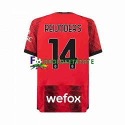 AC Milan Trøje Tijjani Reijnders 14 Hjemmebane 2023-2024 Kort ærmer ,Mænd