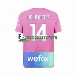 AC Milan Trøje Tijjani Reijnders 14 3. Valg 2023-2024 Kort ærmer ,Mænd