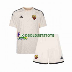 AS Roma Trøje Udebane 2023-2024 Kort ærmer ,Børn Fodboldsæt