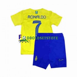 Al-Nassr Trøje Ronaldo 7 Hjemmebane 2023-2024 Kort ærmer ,Børn Fodboldsæt