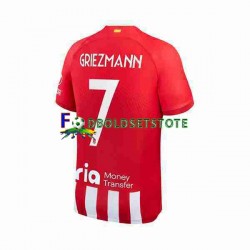 Atlético Madrid Trøje 2 Antoine Griezmann 7 Hjemmebane 2023-2024 Kort ærmer ,Mænd