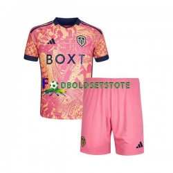 Leeds United Trøje 3. Valg 2023-2024 Kort ærmer ,Børn Fodboldsæt