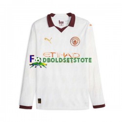 Manchester City Trøje Udebane 2023-2024 Lange ærmer ,Mænd