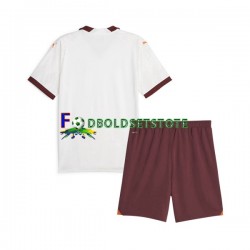 Manchester City Trøje Udebane 2023-2024 Kort ærmer ,Børn Fodboldsæt