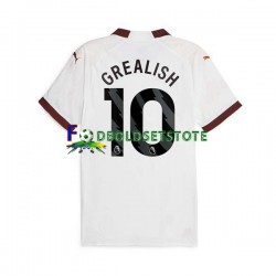 Manchester City Trøje Jack Grealish 10 Udebane 2023-2024 Kort ærmer ,Mænd