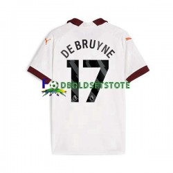 Manchester City Trøje Kevin De Bruyne 17 Udebane 2023-2024 Kort ærmer ,Mænd