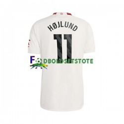 Manchester United Trøje Rasmus Hojlund 11 3. Valg 2023-2024 Kort ærmer ,Mænd