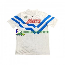 Napoli Trøje 1989 1990 Retro Udebane Kort ærmer ,Mænd
