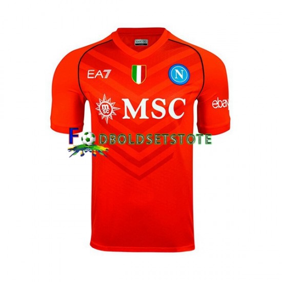 Napoli Trøje Målmand Hjemmebane 2023-2024 Kort ærmer ,Mænd