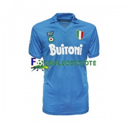 Napoli Trøje 1987 1988 Retro Hjemmebane Kort ærmer ,Mænd