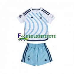 Nottingham Forest Trøje Udebane 2023-2024 Kort ærmer ,Børn Fodboldsæt