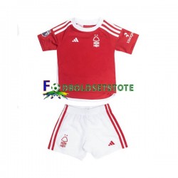 Nottingham Forest Trøje Hjemmebane 2023-2024 Kort ærmer ,Børn Fodboldsæt