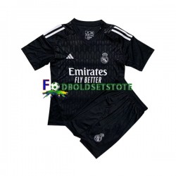 Real Madrid Trøje Målmand Udebane 2023-2024 Kort ærmer ,Børn Fodboldsæt