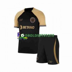 Sporting CP Trøje 3. Valg 2023-2024 Kort ærmer ,Børn Fodboldsæt