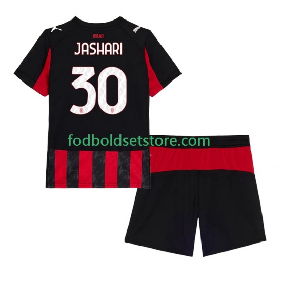 AC Milan Trøje Ardon Jashari 30 Hjemmebane 2025-2026 Kort ærmer ,Børn Fodboldsæt