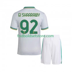 AS Roma Trøje Stephan El Shaarawy 92 3. Valg 2025-2026 Kort ærmer ,Børn Fodboldsæt